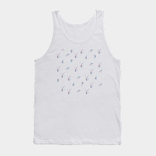 Pink and blue aesthetic pattern Tank Top